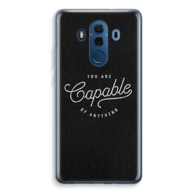 Capable: Huawei Mate 10 Pro Transparant Hoesje