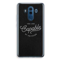 Capable: Huawei Mate 10 Pro Transparant Hoesje