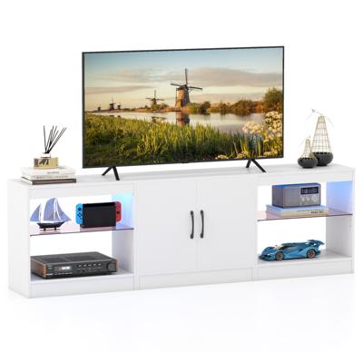 Modulaire TV-kast Geschikt Voor 85-inch Televisies 3-in-1 TV-kast-Wit