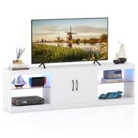 Modulaire TV-kast Geschikt Voor 85-inch Televisies 3-in-1 TV-kast-Wit