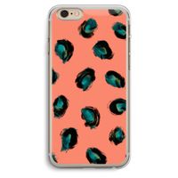 Pink Cheetah: iPhone 6 Plus / 6S Plus Transparant Hoesje
