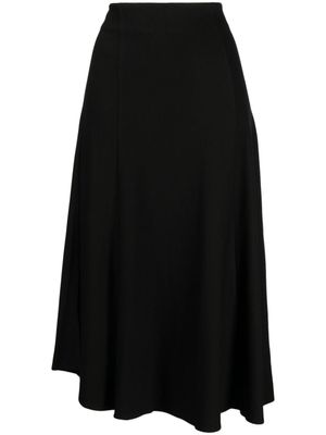 b+ab jupe mi-longue à design asymétrique - Noir