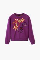 Sweatshirt met Arty-print - RED - M