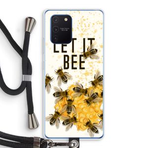 Let it bee: Samsung Galaxy Note 10 Lite Transparant Hoesje met koord