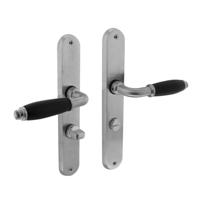 Intersteel DeurklinkCourgette ovaal WC-sluiting 63/8 mat chroom - 0017.020665