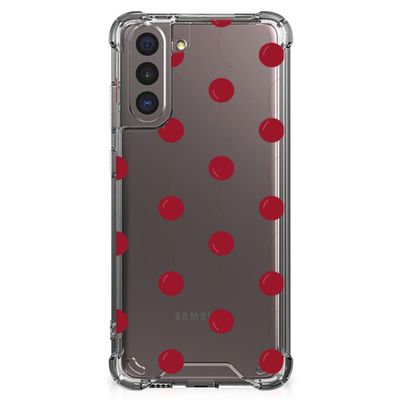 Samsung Galaxy S21 Beschermhoes Cherries Samsung Galaxy S21 Beschermhoes Cherries