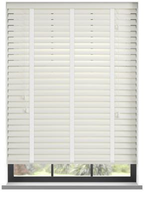 PVC jaloezie met ladderband - Parelwit Nerf