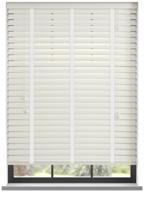 PVC jaloezie met ladderband - Parelwit Nerf
