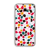 Colored Giraffe: Samsung Galaxy J4 Plus Transparant Hoesje