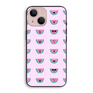 Smiley watermeloenprint: iPhone 13 mini Biologisch afbreekbaar hoesje