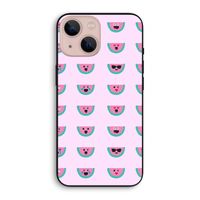 Smiley watermeloenprint: iPhone 13 mini Biologisch afbreekbaar hoesje