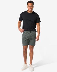 HEMA Heren Sweatshort Donkergroen (donkergroen)