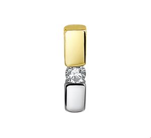 TFT Hanger Bicolor Goud Zirkonia