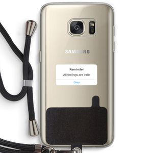 Reminder: Samsung Galaxy S7 Transparant Hoesje met koord