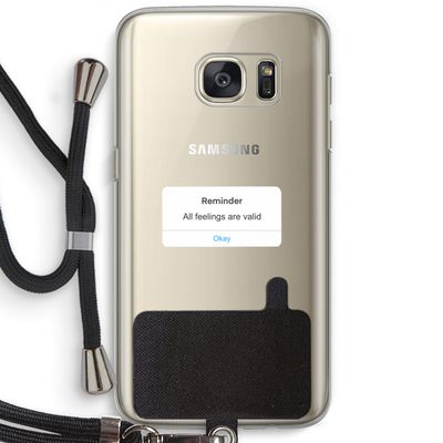 Reminder: Samsung Galaxy S7 Transparant Hoesje met koord