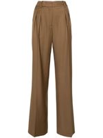 Loulou Studio pantalon de costume en laine - Marron - thumbnail