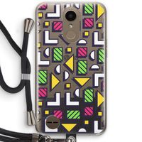 8-bit N°4: LG K10 (2017) Transparant Hoesje met koord