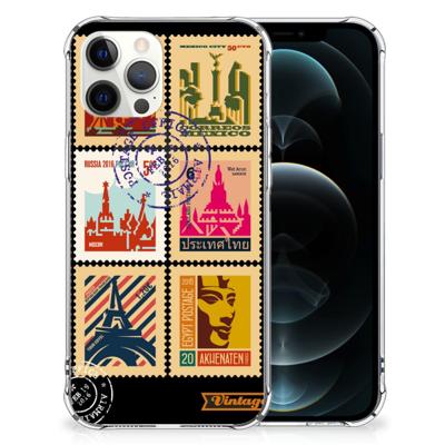 iPhone 12 Pro Max Telefoonhoesje met valbescherming Postzegels iPhone 12 Pro Max Telefoonhoesje met valbescherming Postzegels
