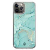 iPhone 12 (Pro) hybride hoesje - Touch of mint