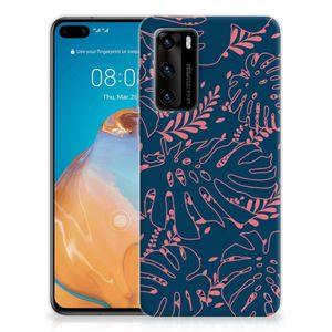 Huawei P40 TPU Case Palm Leaves