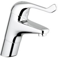 Grohe Euroeco Special Veiligheids Wastafelkraan Hoog Met Hendel 12 cm Gladde Body Chroom