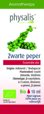 Physalis Aromatherapy Essentiële Oliën Zwarte Peper Olie 10ml
