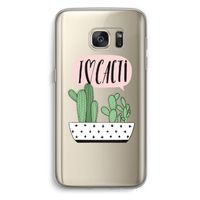 I love cacti: Samsung Galaxy S7 Transparant Hoesje