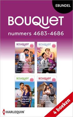 Bouquet e-bundel nummers 4683 - 4686 - Clare Connelly, Annie West, Kim Lawrence, Lorraine Hall - ebook