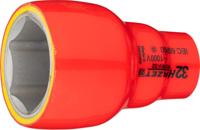 HAZET Dopsleutel · geïsoleerd 900KV-32 · 1/2 inch (12,5 mm) vierkant hol · Buiten-zeskant-tractieprofiel · SW 32 mm