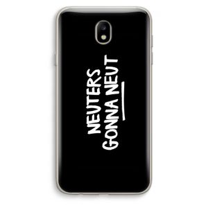 Neuters (zwart): Samsung Galaxy J7 (2017) Transparant Hoesje