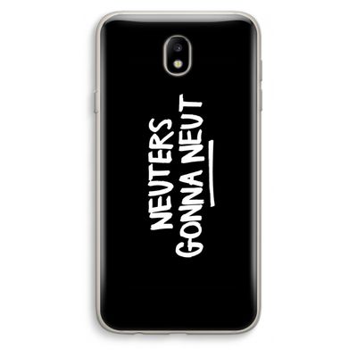 Neuters (zwart): Samsung Galaxy J7 (2017) Transparant Hoesje