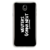 Neuters (zwart): Samsung Galaxy J7 (2017) Transparant Hoesje