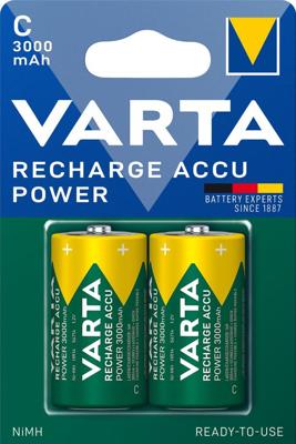 Varta C accu 3000mA blister 2 R2U