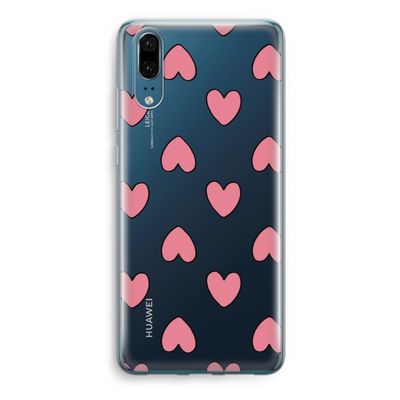 Ondersteboven verliefd: Huawei P20 Transparant Hoesje