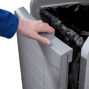 Hailo ProfiLine WSB Design PLUS XXXL 9125900 Recyclingzakhouder 120 l Kunststof (b x h x d) 500 x 1100 x 450 mm Grijs 1 stuk(s)