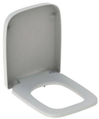 Geberit Renova Plan Closetzitting met deksel topfix softclose 36x43 cm Wit