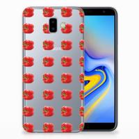 Samsung Galaxy J6 Plus (2018) | Siliconen Case | Paprika Red