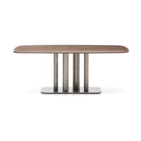 Kave Home Melvar eettafel 180x100 cm fineer walnoot Kave Home Melvar eettafel 180x100 cm fineer walnoot