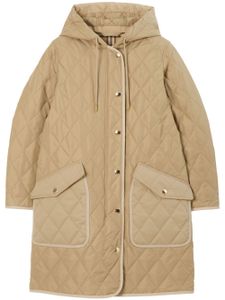 Burberry parka matelassée à losanges - Tons neutres