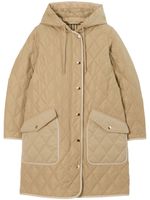 Burberry parka matelassée à losanges - Tons neutres - thumbnail