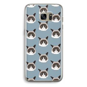 It's a Purrr Case: Samsung Galaxy S7 Edge Transparant Hoesje