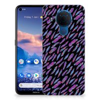 Nokia 5.4 TPU bumper Feathers Color - thumbnail