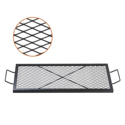 VEVOR Rechthoekige Grillrooster Vuurkorf X-Marks Staal 81x38cm Vuurkorfrooster