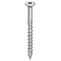 HECO TOPIX-plus vlonderschroeven - platkop RVS A2 - 5x40 mm - Torx T-20 (HD20) - deeldraad - 200 st