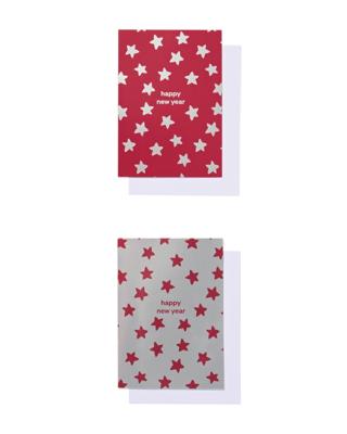 HEMA Kaarten 14.4x10.4cm happy new year - 10 stuks