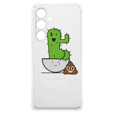 Samsung Galaxy S24 FE Stevig | Bumper Hoesje | Cactus Poo Samsung Galaxy S24 FE Stevig | Bumper Hoesje | Cactus Poo
