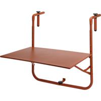 Progarden Balkon tafel - metaal - mat terracotta - 60 x 43 cm