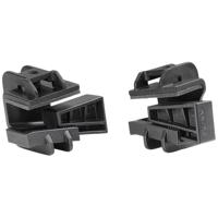 HellermannTyton Beam Clamp D with foam-PA6GF30-BK Bevestigingssokkel Insteekbaar 151-01188 Zwart 1 stuk(s) - thumbnail