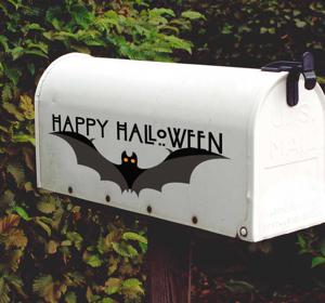 Decoratie stickers huis Halloween vleermuizen