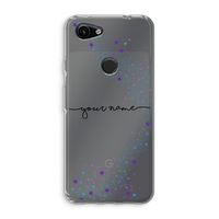 Sterren: Google Pixel 3a Transparant Hoesje